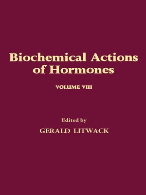 cover image of Biochemical Actions of Hormones, Volume 8